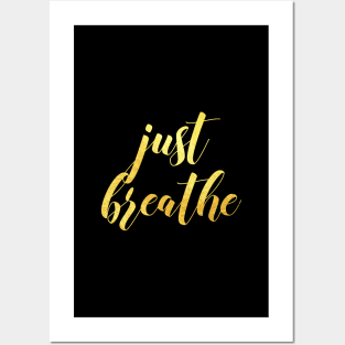 Just breathe Posters and Art